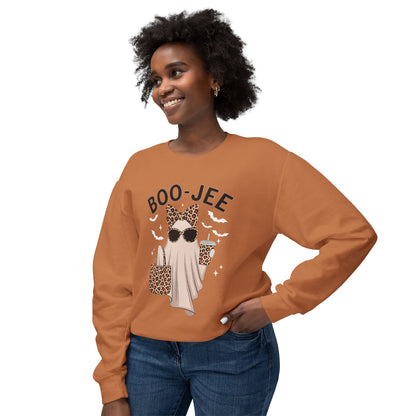 Boo-Jee Leopard Ghost Sweatshirt